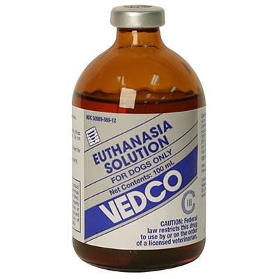 what drug do vets use to euthanasia dogs